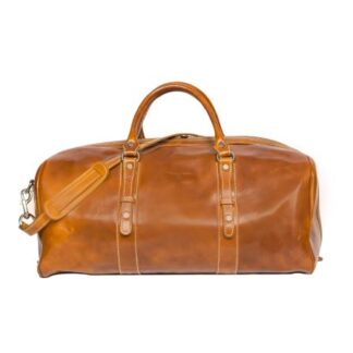 BORSONE DA VIAGGIO IN PELLE “COLOSSEO” unico scomparto interno