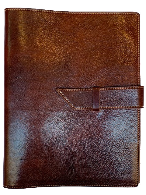 “PORTADOCUMENTI IN PELLE “-per documenti o fogli misura A4 - Image 4