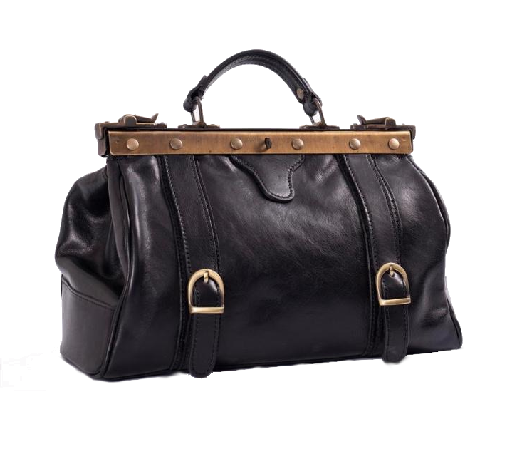 BORSA DA DONNA IN PELLE “MEDICO” con tracolla in pelle - immagine 8