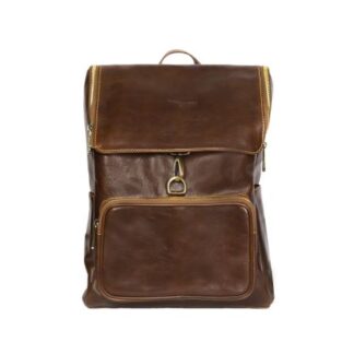 ZAINO IN PELLE “MARGUTTA” - Misura grande per documenti A4 o computer