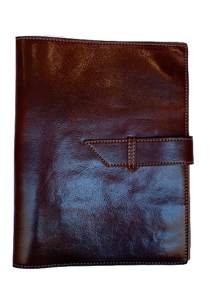 “PORTADOCUMENTI IN PELLE “-per documenti o fogli misura A4 - Image 7