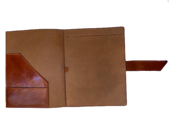 “PORTADOCUMENTI IN PELLE “-per documenti o fogli misura A4 - Image 10