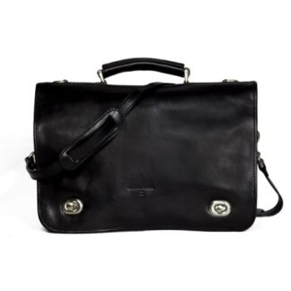 CARTELLA DA LAVORO IN PELLE “PIAZZA DI NAVONA” a 2 scomparti