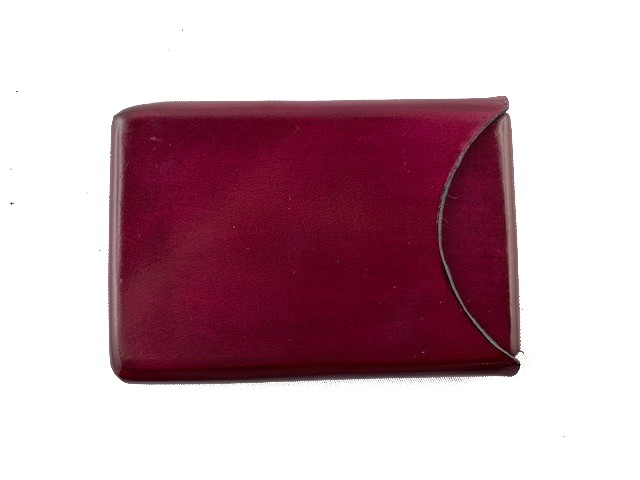 Porta carte di credito o porta biglietti da visita in pelle - immagine 10