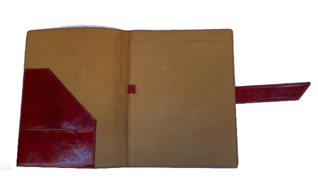 “PORTADOCUMENTI IN PELLE “-per documenti o fogli misura A4 - Image 3