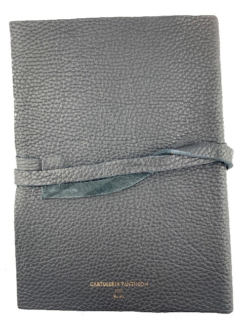 Diario in pelle LEONARDO – uomo vitruviano – chiusura con il laccio - Image 9