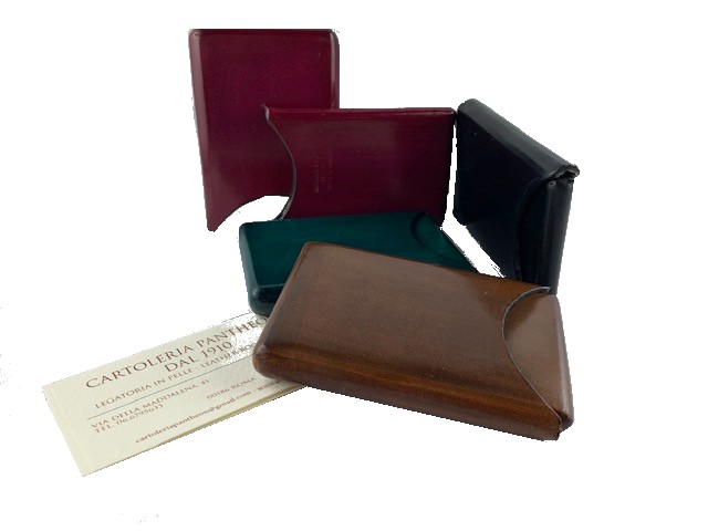 Porta carte di credito o porta biglietti da visita in pelle