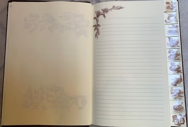 “LIBRO RICETTE IN PELLE” – copertina rigida - immagine 2