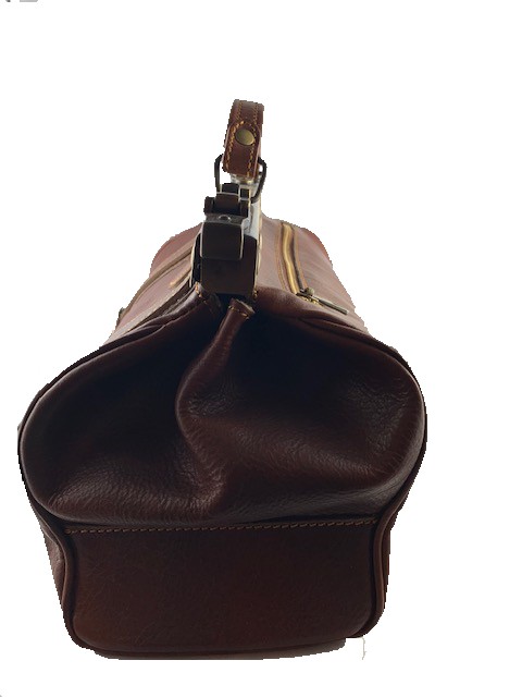 BORSA DA DONNA IN PELLE “MEDICO” con tracolla in pelle - immagine 3