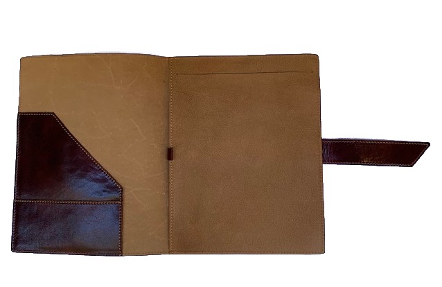“PORTADOCUMENTI IN PELLE “-per documenti o fogli misura A4 - Image 9