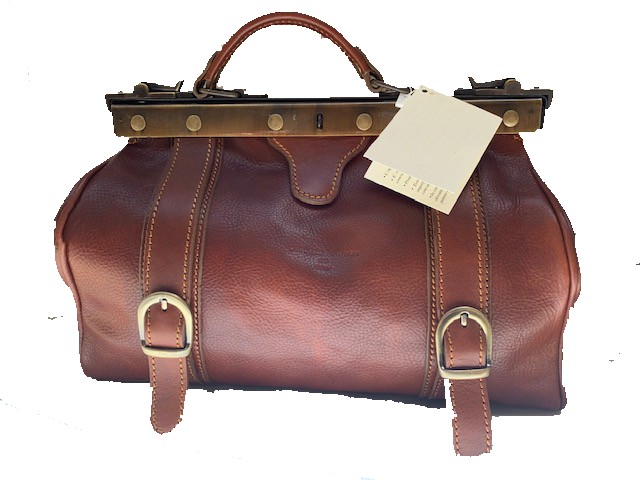 BORSA DA DONNA IN PELLE “MEDICO” con tracolla in pelle - immagine 7