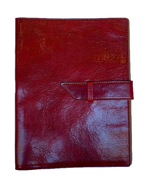 “PORTADOCUMENTI IN PELLE “-per documenti o fogli misura A4 - Image 2