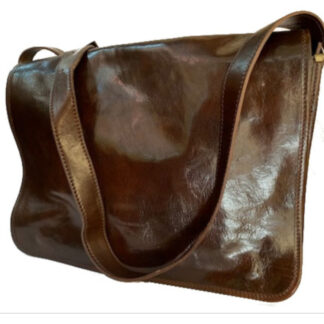 CARTELLA DA LAVORO IN PELLE “MESSENGER” a 2 scomparti CASUAL E BUSINESS