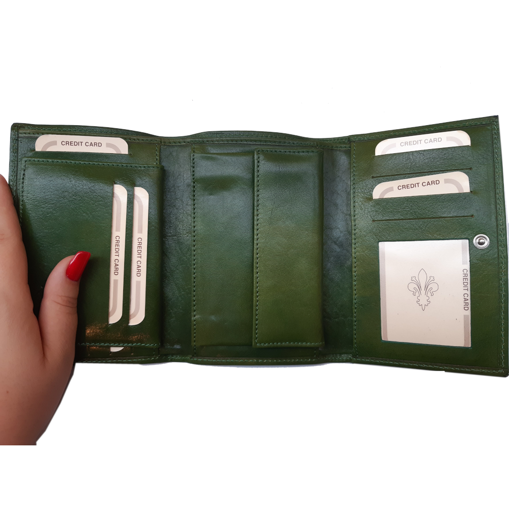 “PORTAFOGLI IN PELLE “ W - pelle di vitello – MISURA MEDIA - Image 11