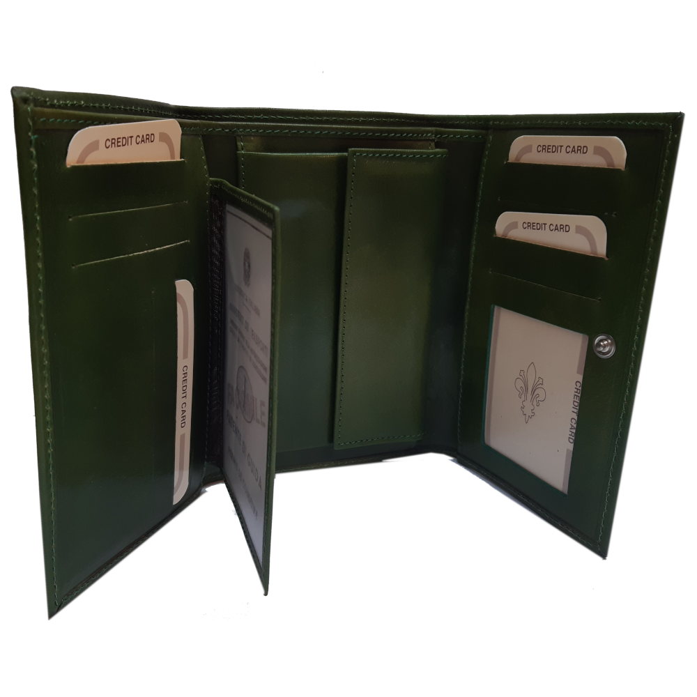 “PORTAFOGLI IN PELLE “ W - pelle di vitello – MISURA MEDIA - Image 12