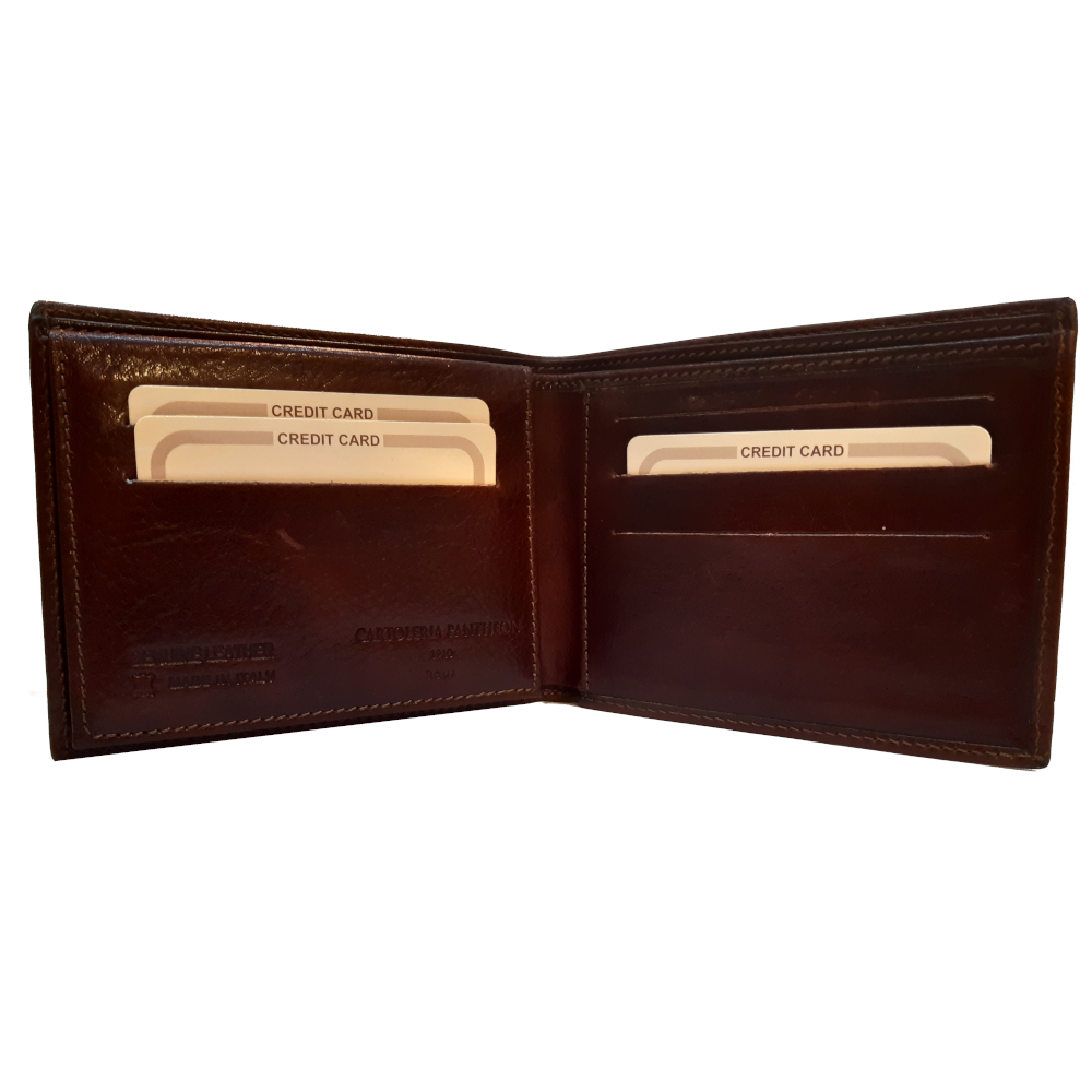 “PORTAFOGLIO IN PELLE “- pelle di vitello (Medio) - immagine 12