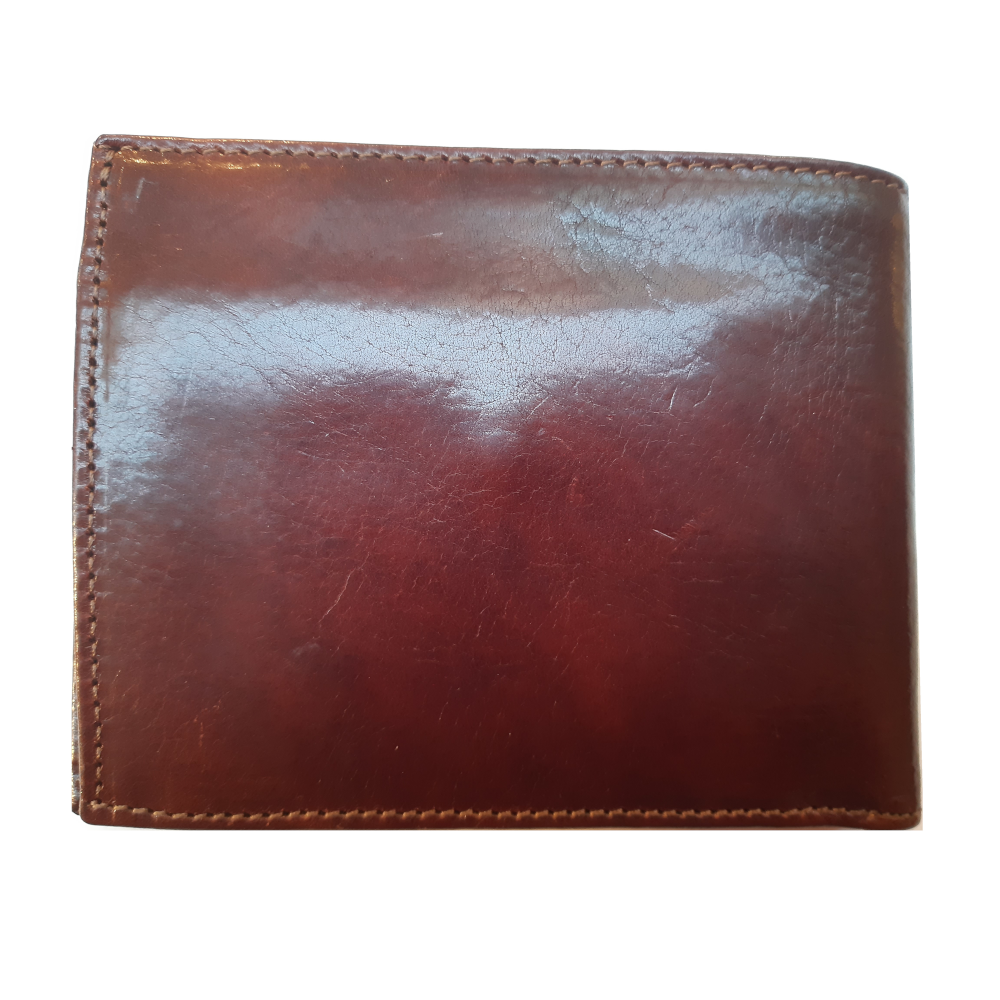 “PORTAFOGLIO IN PELLE “- pelle di vitello (Medio) - immagine 5