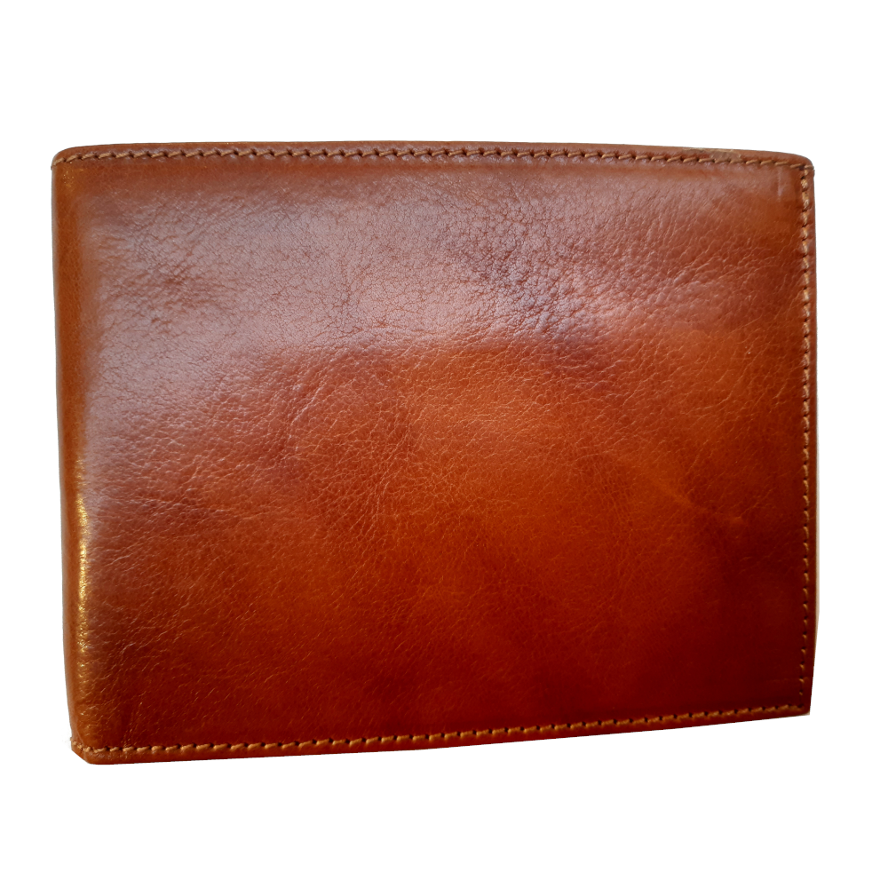 “PORTAFOGLIO IN PELLE “- pelle di vitello (Medio) - immagine 6