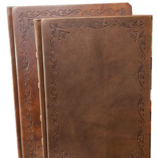 Libro firma in pelle “PREZIOSO” copertina rigida