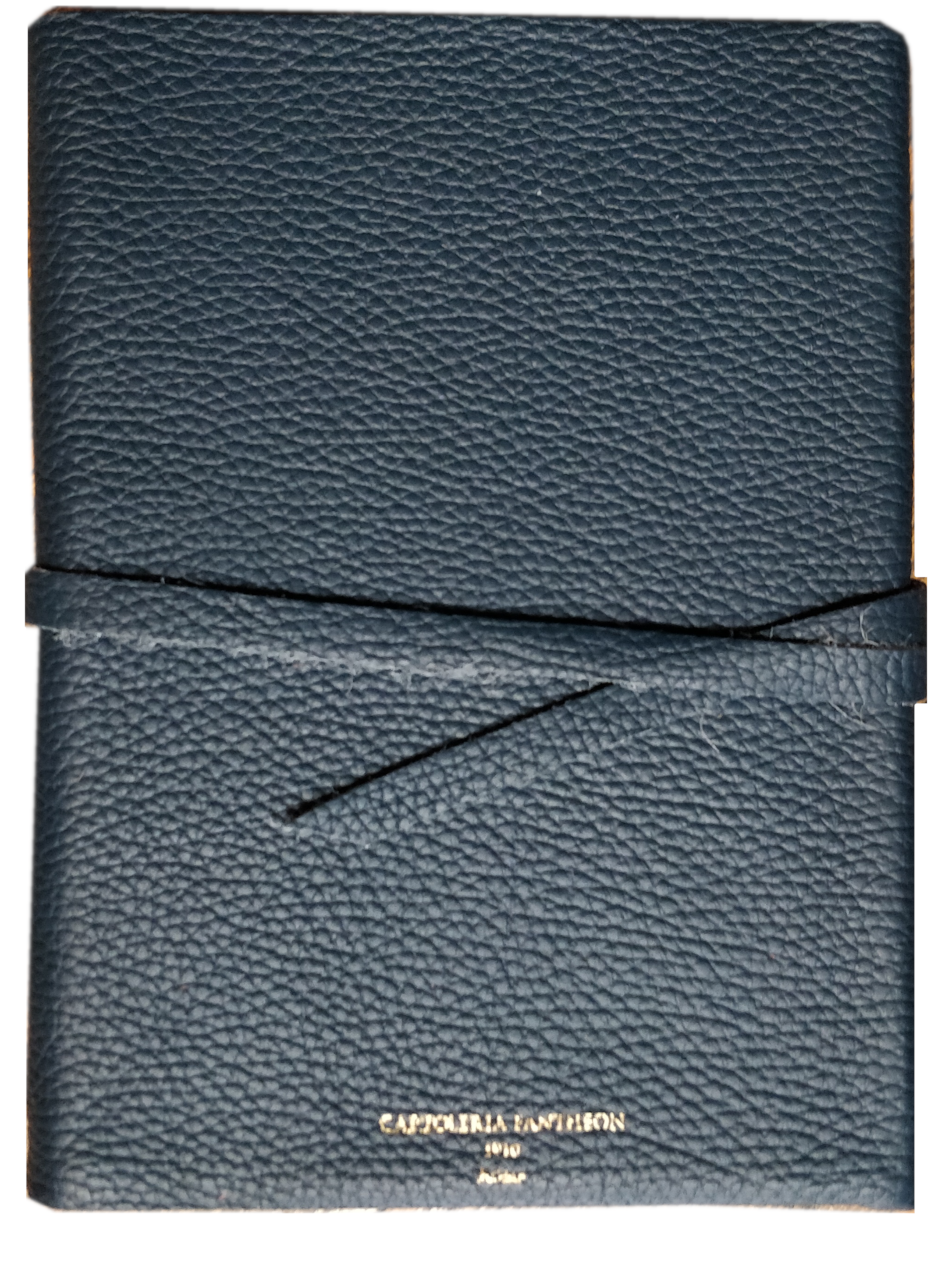 Libro firma in pelle “POETA”– chiusura con baltina in pelle e laccio - immagine 10