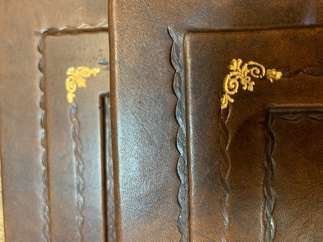 Libro firma in pelle “ORO ANTICO”– copertina rigida - Image 7