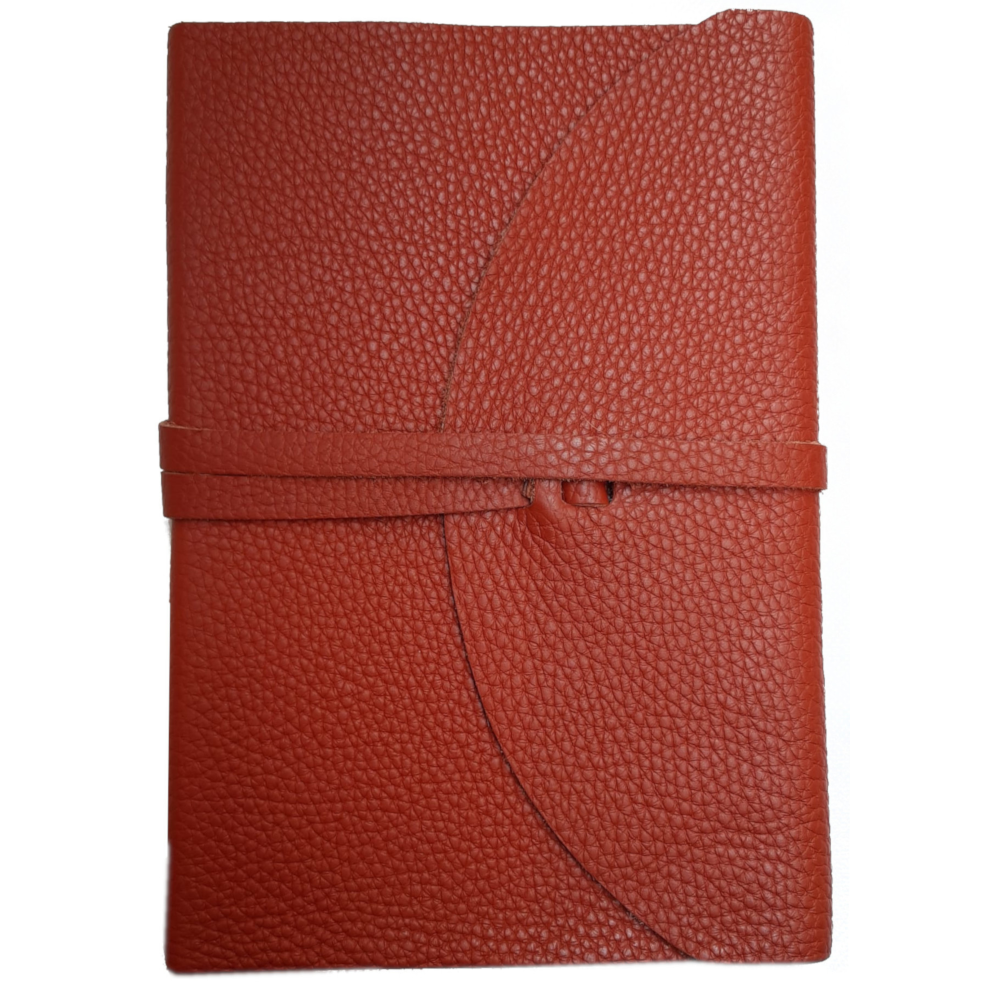 Libro firma in pelle “POETA”– chiusura con baltina in pelle e laccio - immagine 8