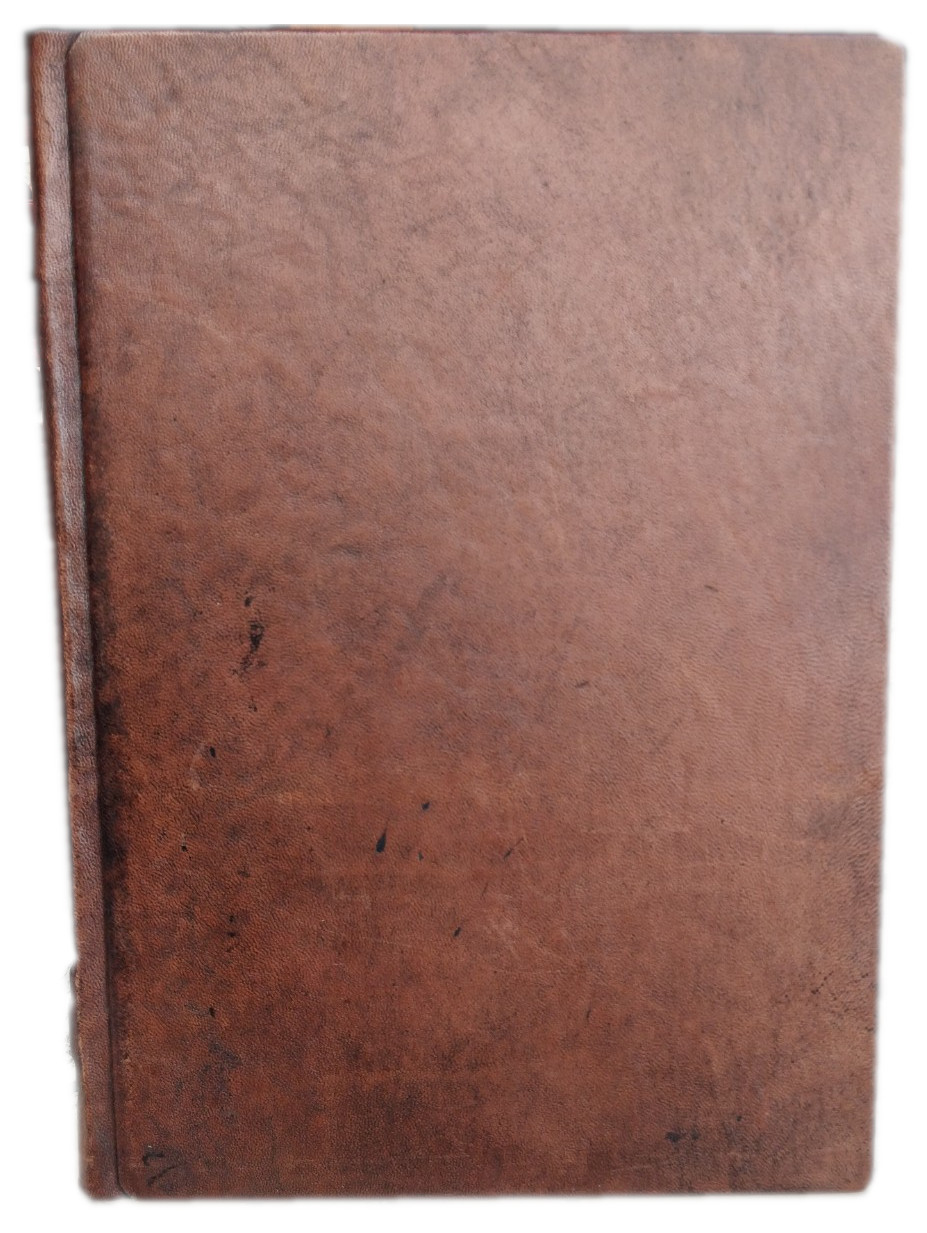 Libro firma in pelle “RUSTICO”– in Carta di Amalfi, chiusura con baltina in pelle e laccio - immagine 5