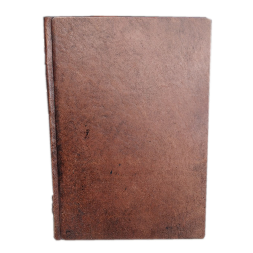 Libro firma in pelle “RUSTICO”– in Carta di Amalfi, chiusura con baltina in pelle e laccio - immagine 10