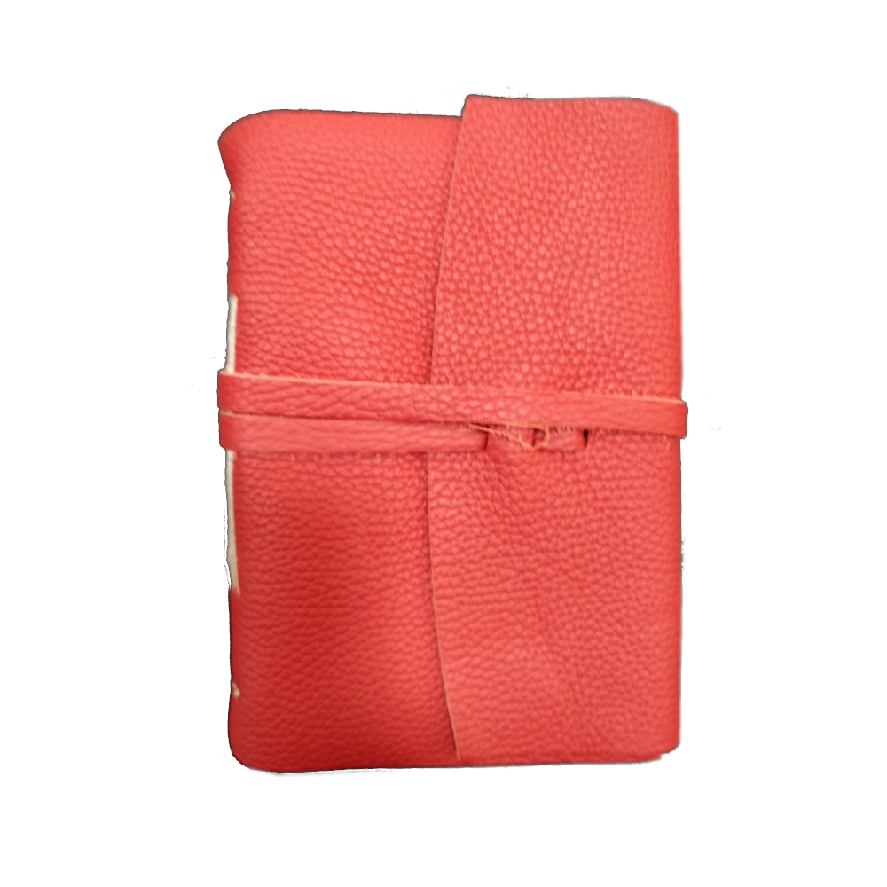 Diario in pelle “MICHELANGELO” – in carta semi-artigianale colorata, con orli sfrangiati a mano e quindi frastagliati. - immagine 21