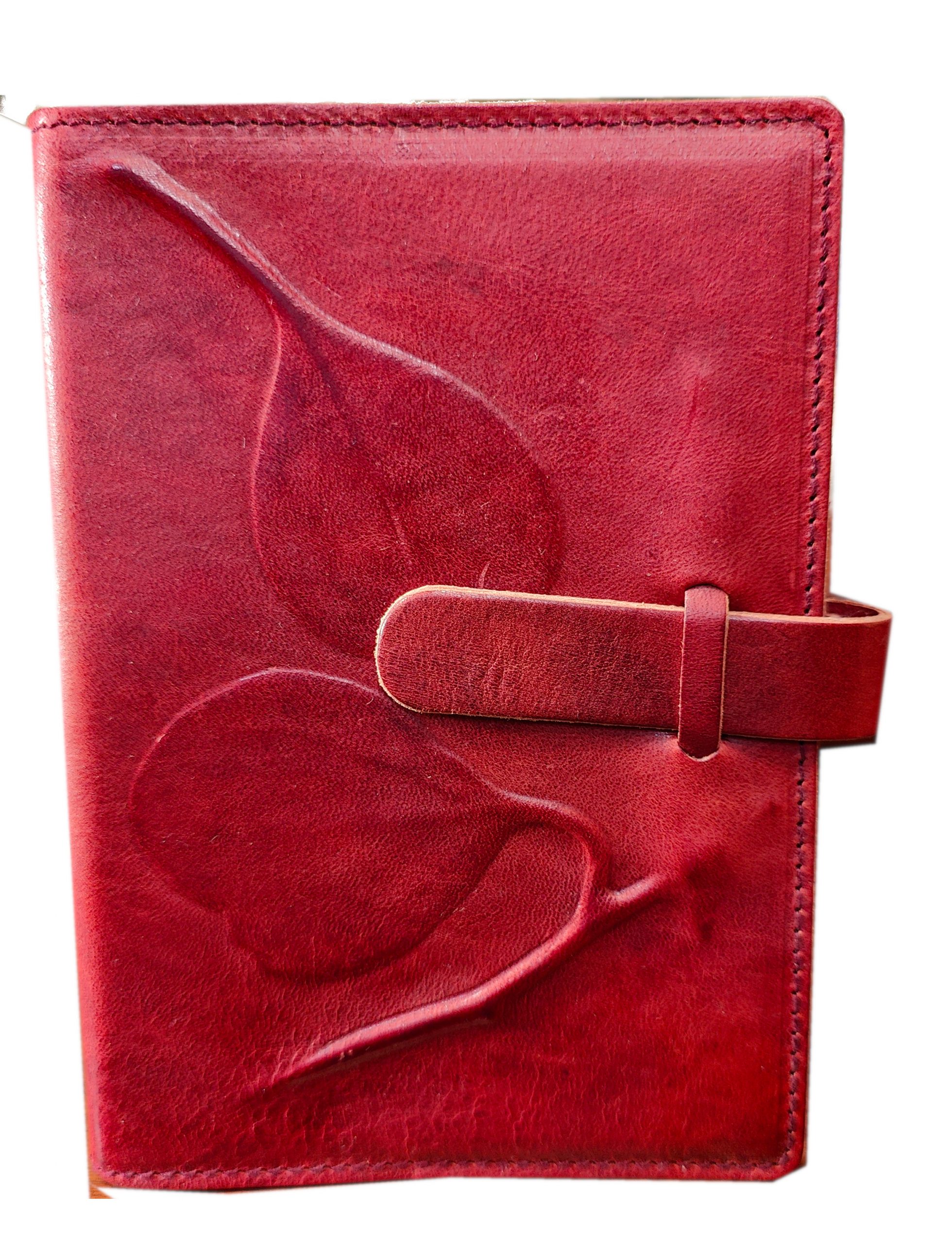 Diario in pelle “Foglie” INTERCAMBIABILE – Semi morbida - Image 6