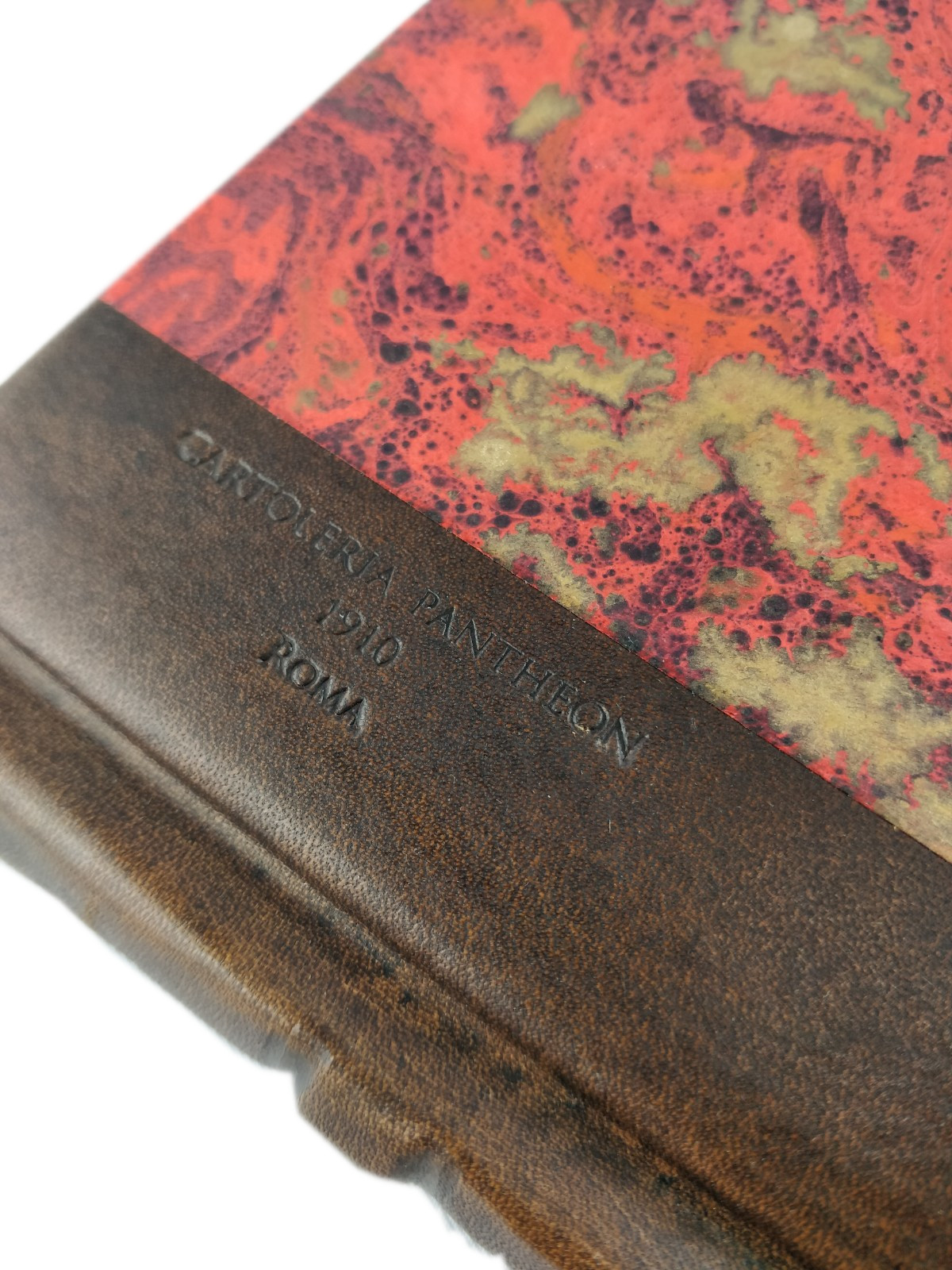 QUADERNO "RAFFAELLO" in Carta Marmorizzata e Pelle, interno in Carta di Amalfi fatta a mano - Image 17