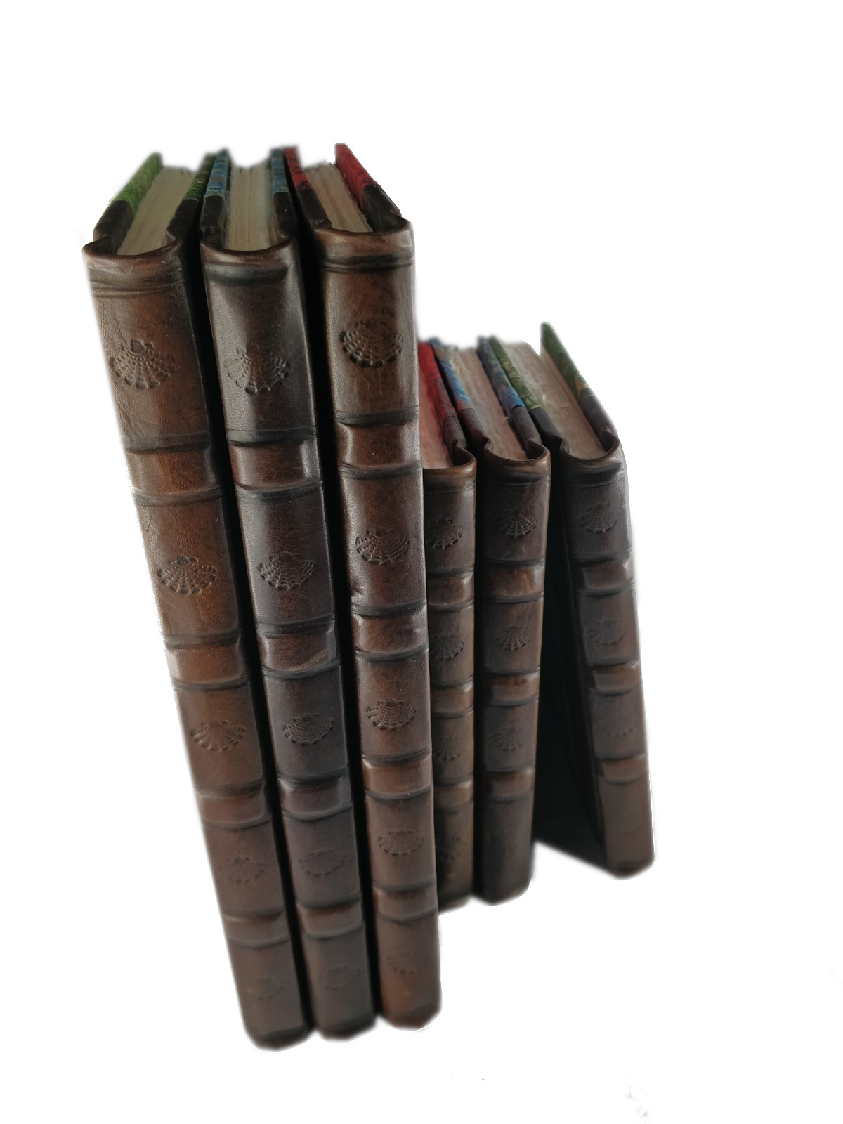 QUADERNO "RAFFAELLO" in Carta Marmorizzata e Pelle, interno in Carta di Amalfi fatta a mano - Image 27