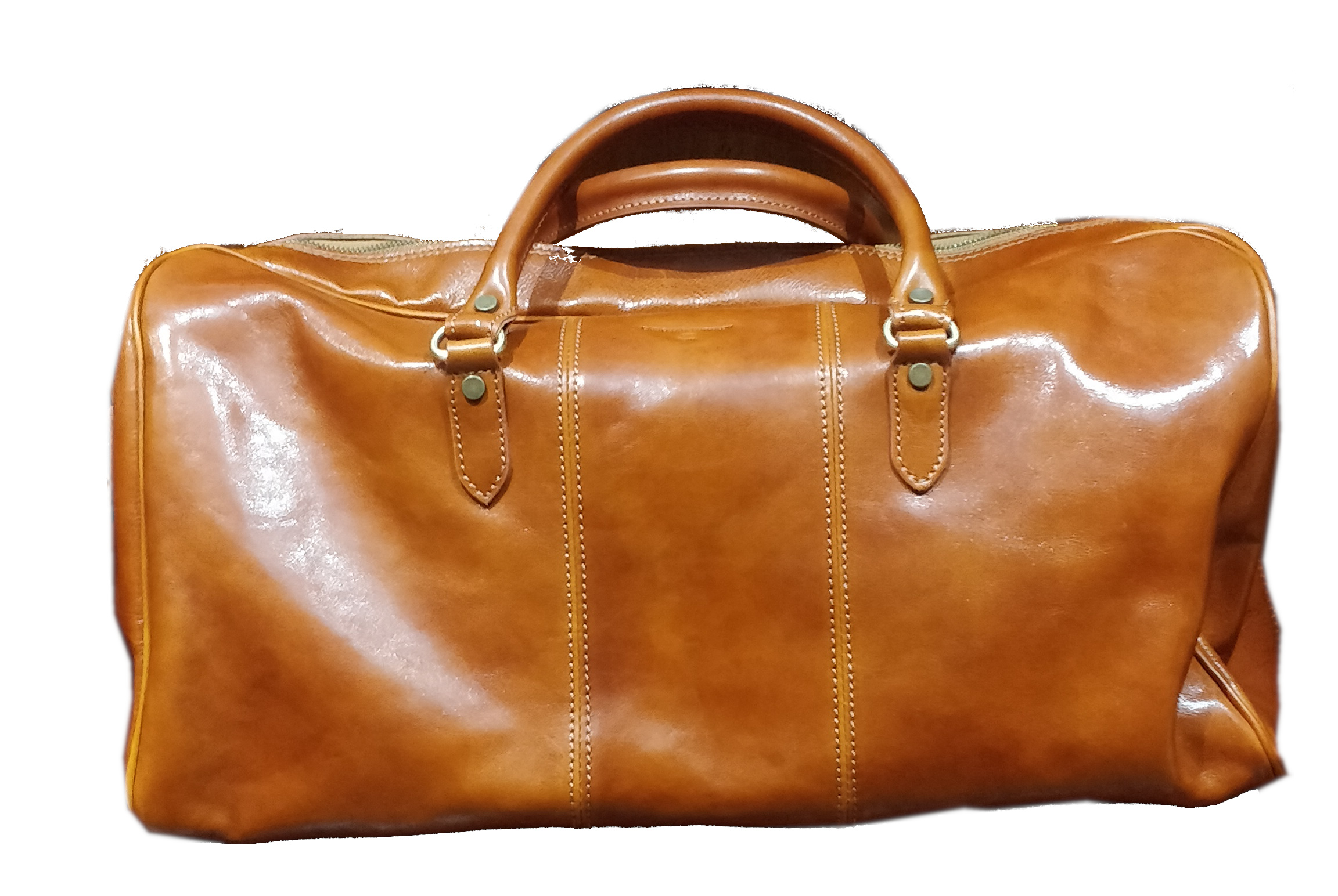 BORSONE DA VIAGGIO IN PELLE “GIANICOLO” unico scomparto interno - immagine 2