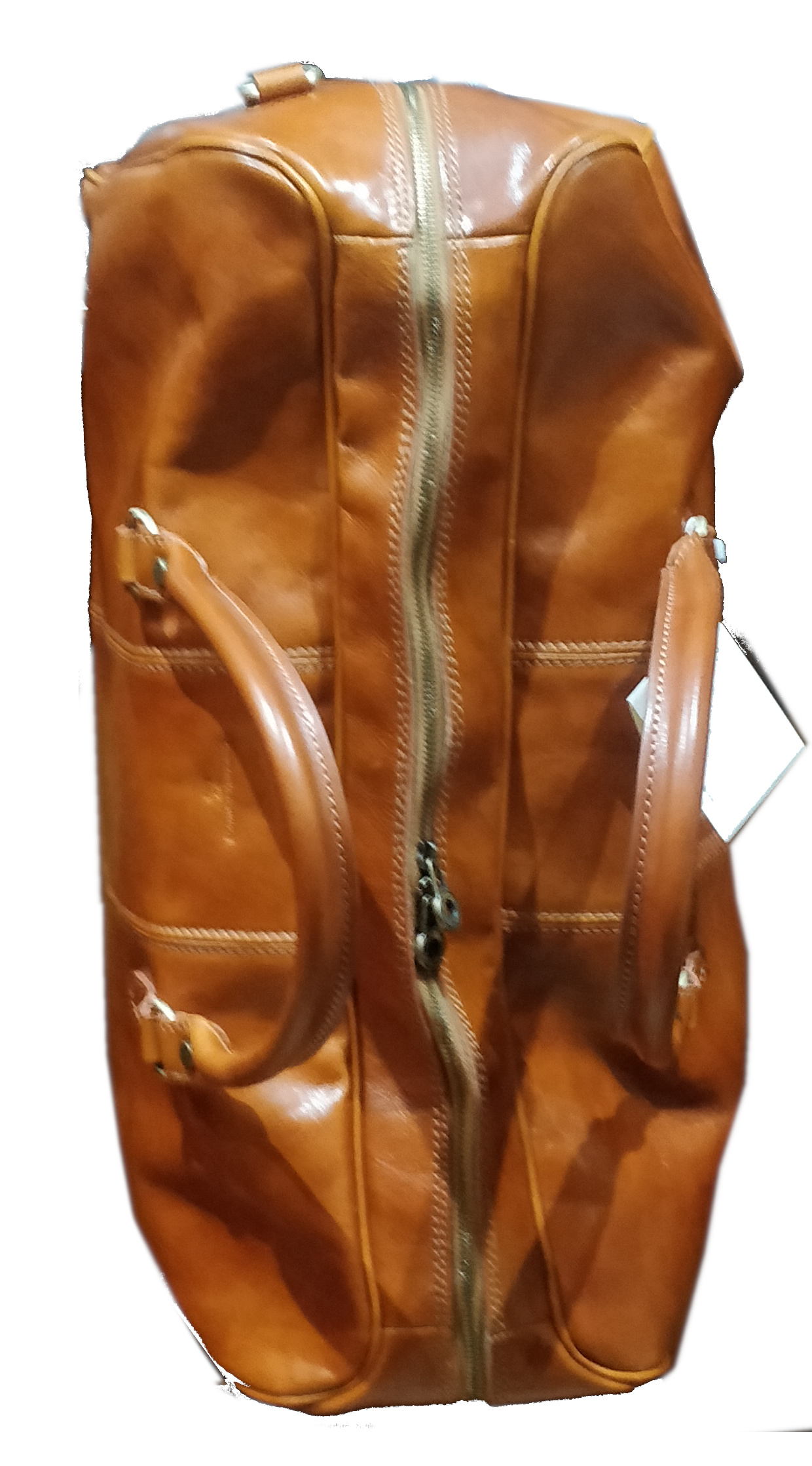 BORSONE DA VIAGGIO IN PELLE “GIANICOLO” unico scomparto interno - immagine 3