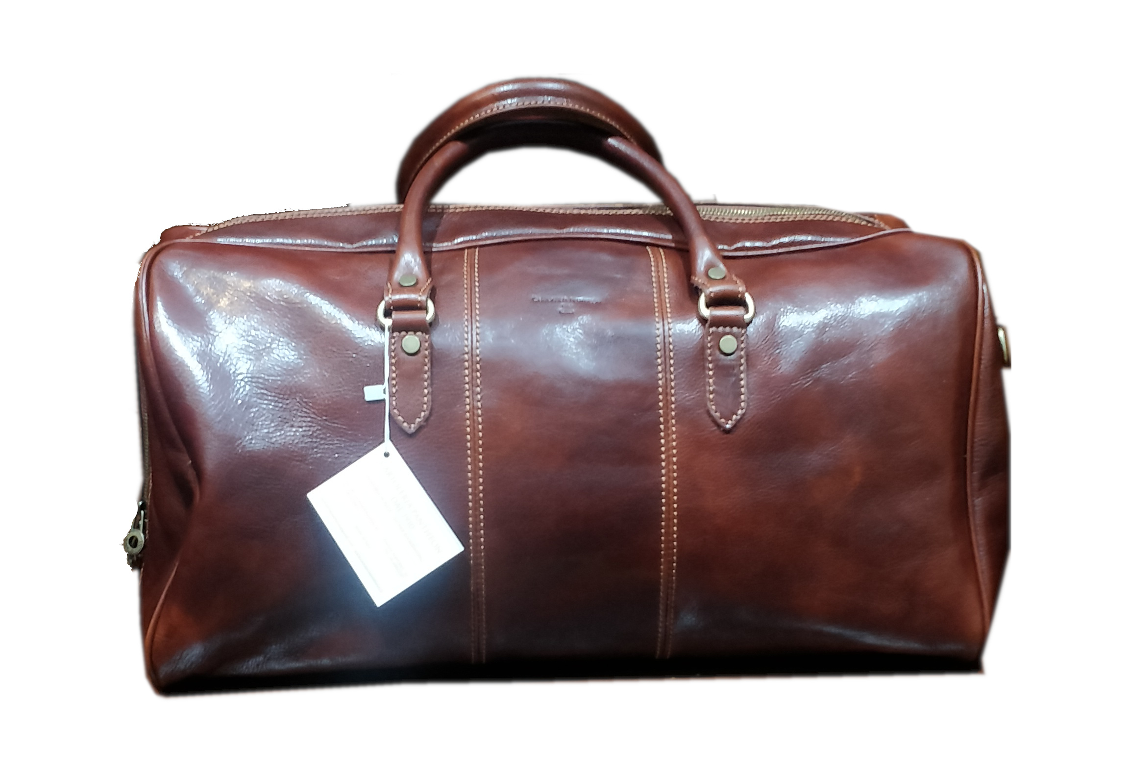 BORSONE DA VIAGGIO IN PELLE “GIANICOLO” unico scomparto interno - immagine 12