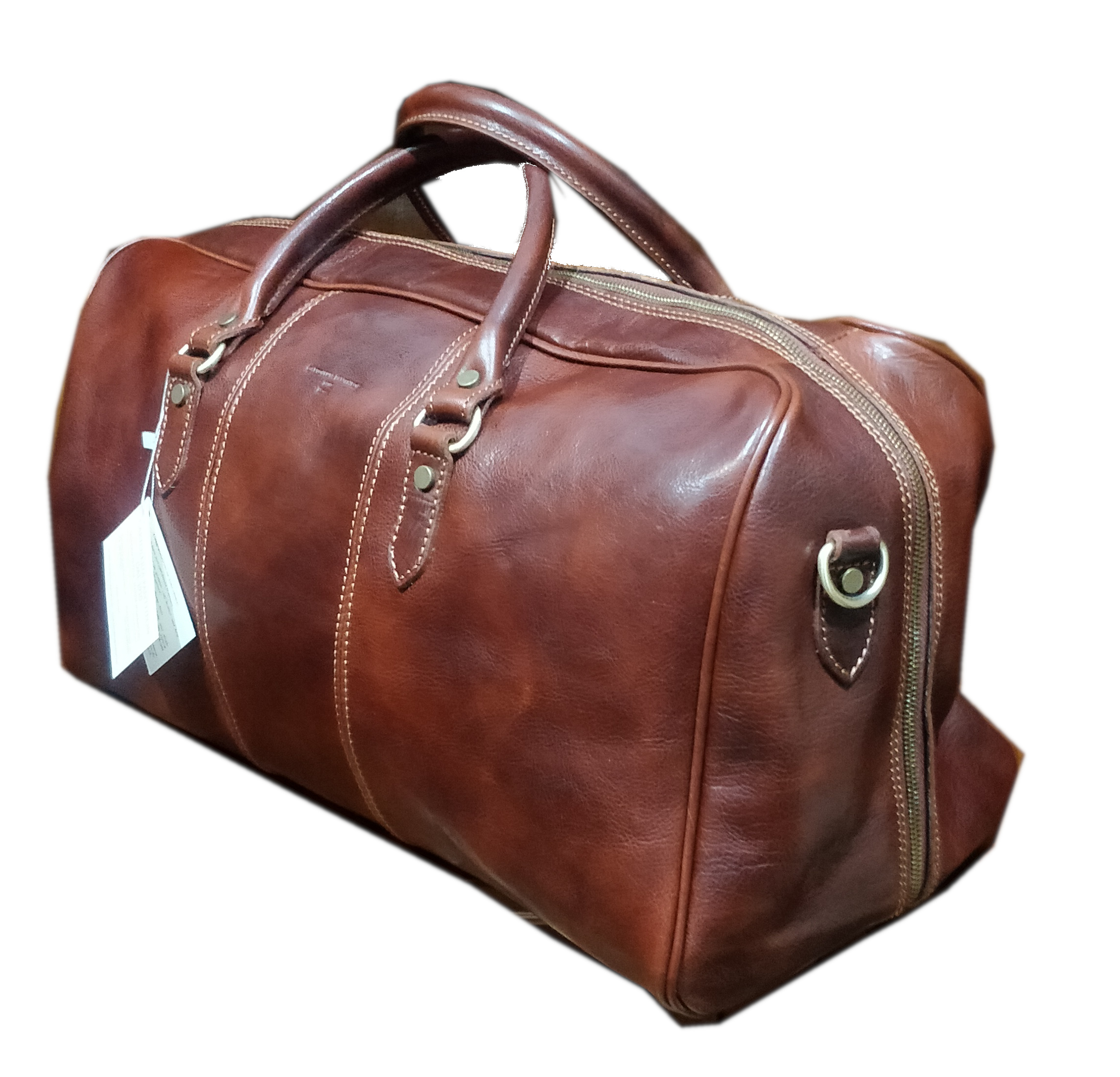BORSONE DA VIAGGIO IN PELLE “GIANICOLO” unico scomparto interno - immagine 13