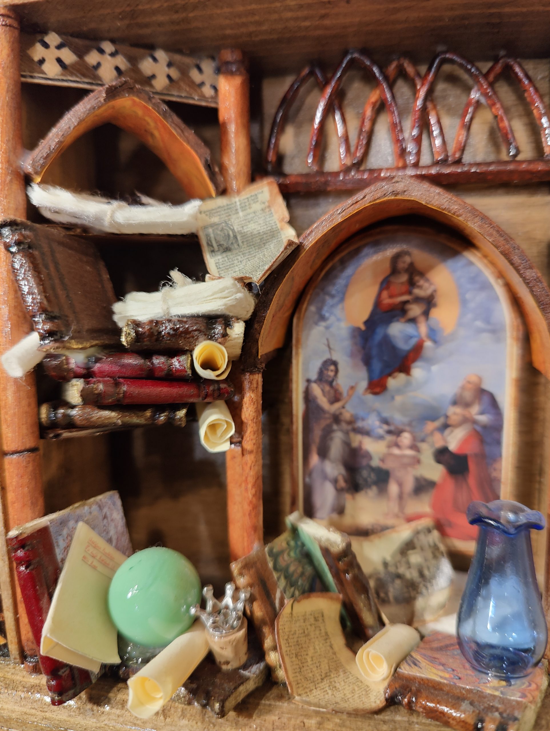 LIBRERIA IN MINIATURA "02A" - immagine 4