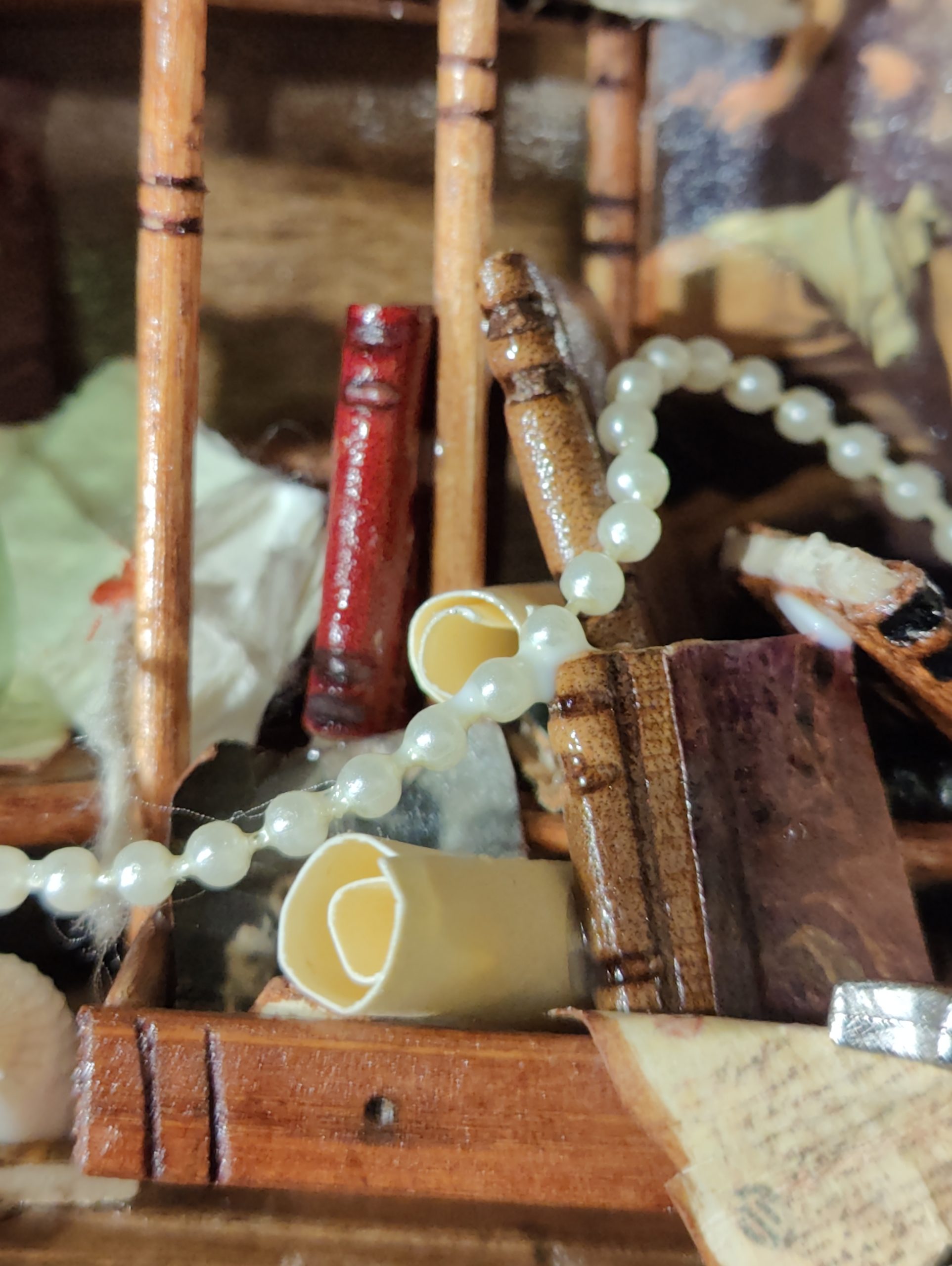 LIBRERIA IN MINIATURA "01-022023" (Crocifissione di San Pietro - Caravaggio) - Image 6