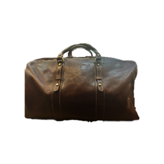 Borsone da viaggio “Augusteo” con struttura morbida realizzato a mano in Italia - misura large