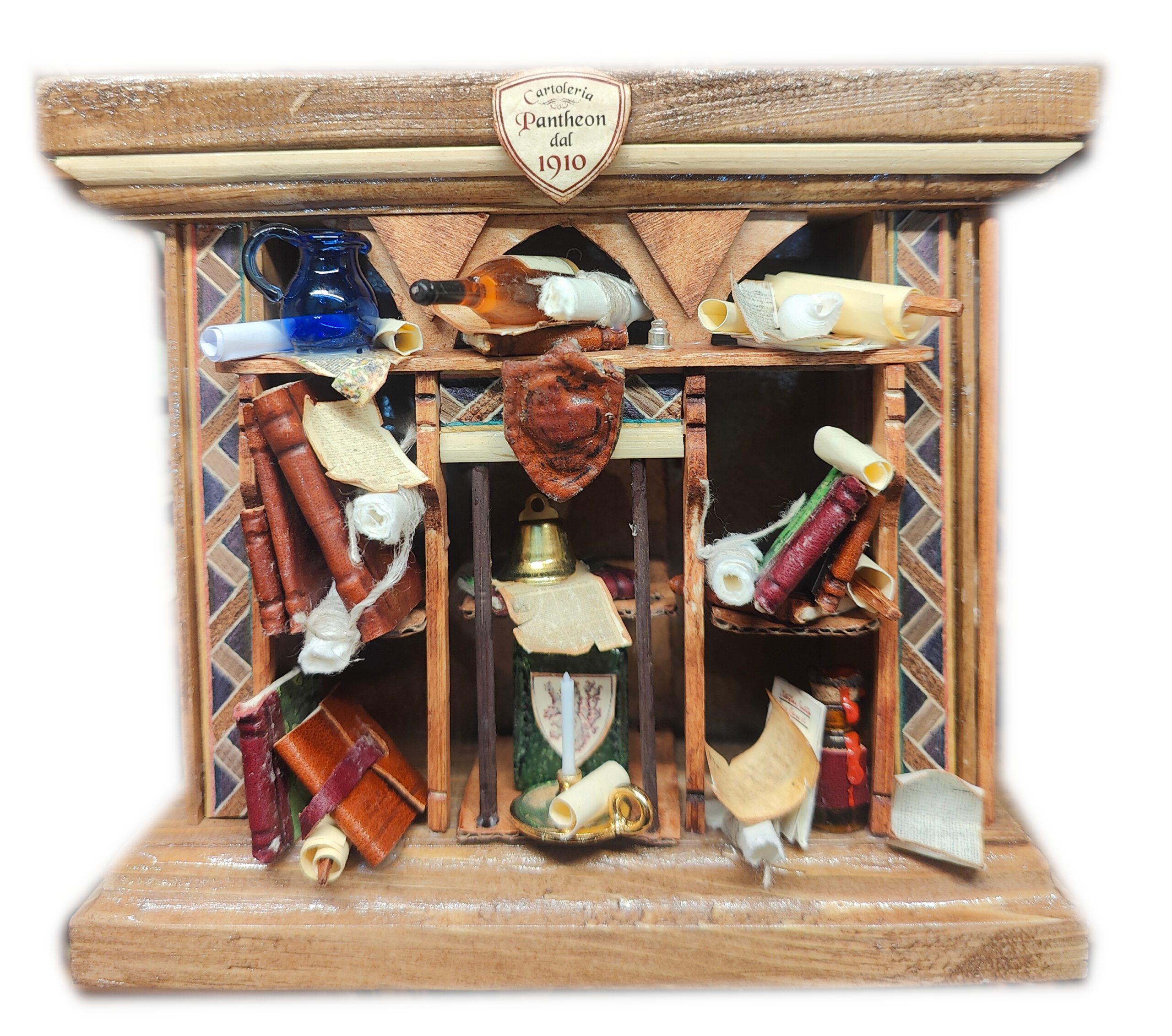 LIBRERIA IN MINIATURA "Scudo" - 07012025 - Image 2