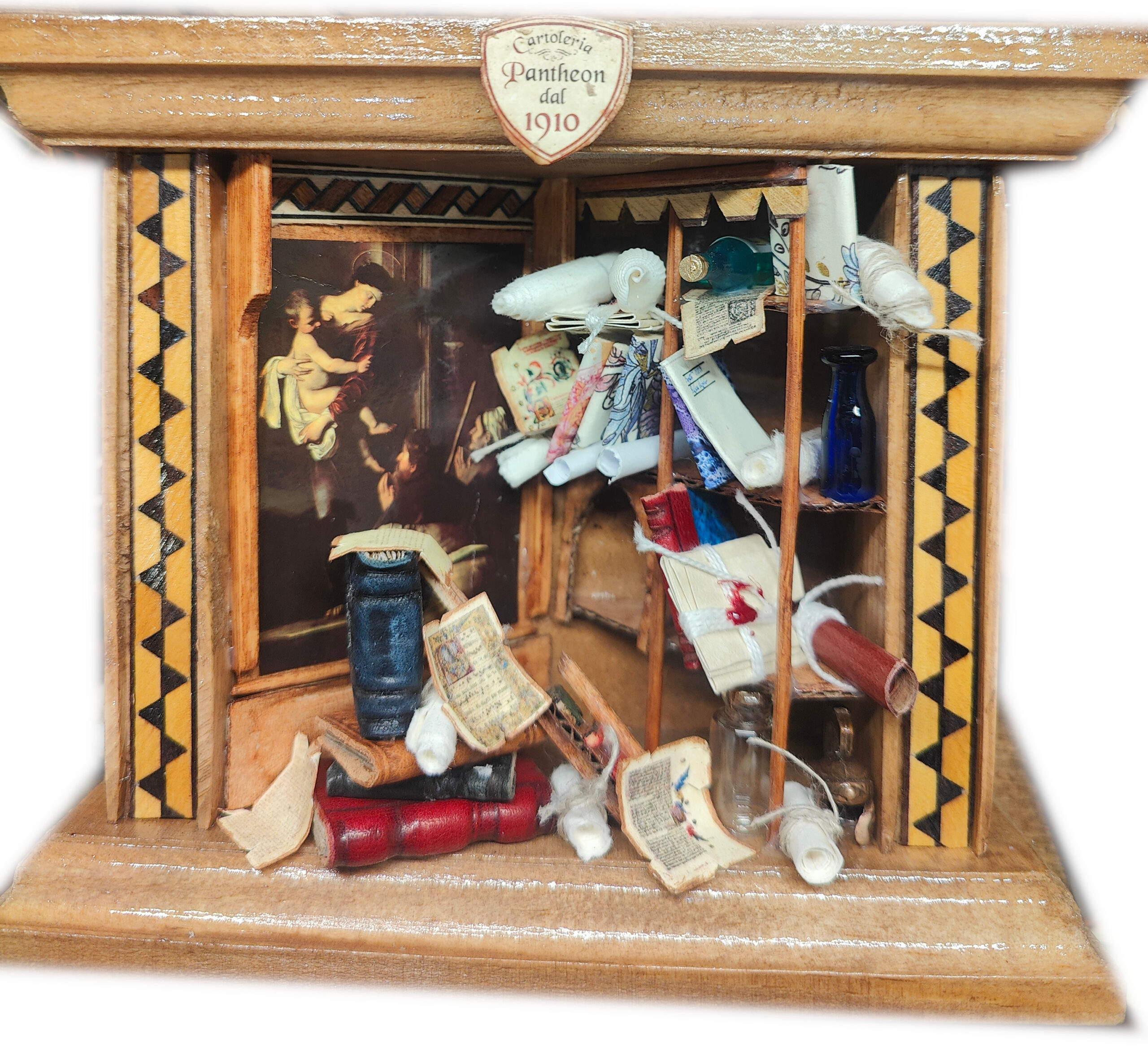 LIBRERIA IN MINIATURA "Madonna del Pellegrino" - 09022025 - Image 2