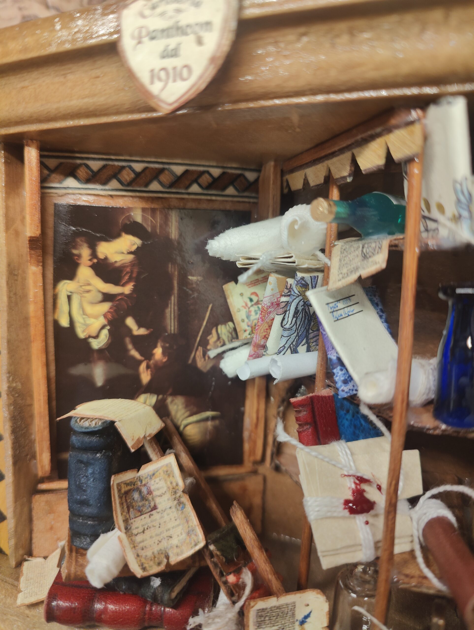 LIBRERIA IN MINIATURA "Madonna del Pellegrino" - 09022025 - Image 3