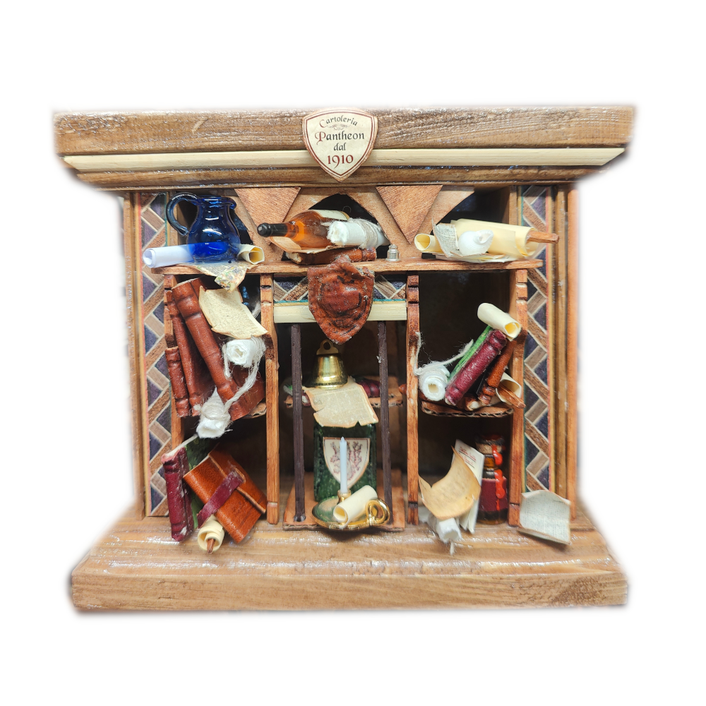 LIBRERIA IN MINIATURA "Scudo" - 07012025